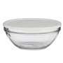 Panier-repas rond avec couvercle Chefs Blanc 2,5 L 23,7 x 10,1 x 23,7 cm