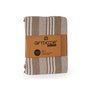 Foulard multi-usages Rayures 235 x 205 cm Blanc Beige (8 Unités)