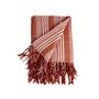 Foulard multi-usages Rayures 235 x 205 cm Blanc Rouge (8 Unités)