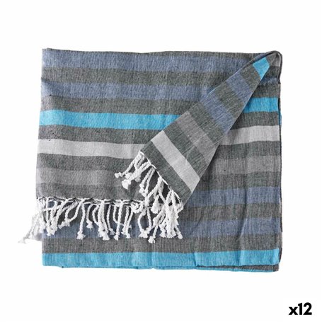 Foulard multi-usages 160 x 200 cm Bleu (12 Unités)