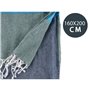 Foulard multi-usages 160 x 200 cm Bleu (12 Unités)