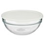 Panier-repas rond avec couvercle Chefs Blanc 1,135 L 17,2 x 7,6 x 17,2 c