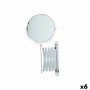 Miroir Grossissant Extensible Ø 17 cm Métal (6 Unités)