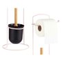 Porte-rouleaux pour Papier Toilette Rose Métal Bambou 17 x 57 x 16,5 cm 