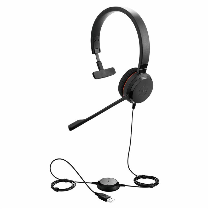 Image secondaire de Jabra Evolve 20SE UC Mono Casque Avec fil Arceau Bureau/Centre d'appels USB Type-A Bluetooth Noir