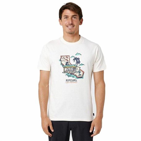 Chemisette Rip Curl Framed Blanc Homme