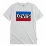 T-shirt à manches courtes enfant Levi's Sportswear Logo Blanc