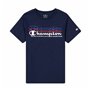 T-shirt à manches courtes enfant Champion Crewneck  Bleu