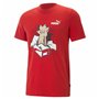 T shirt à manches courtes Puma Graphics Sneaker For All Time Rouge Unise