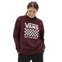 Sweat sans capuche femme Vans Lock Box Crew-B Bordeaux