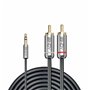 Câble Audio Jack (3,5 mm) vers 2 RCA LINDY 35333