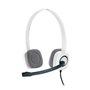 Casques avec Microphone Logitech 981-000350 Blanc