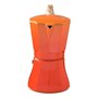 Cafetière Italienne Oroley Petra 6 Tasses Orange Aluminium