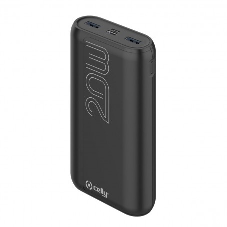 Power Bank Celly 20000 mAh Noir