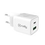 Chargeur mural 2 en 1 Celly Blanc 20 W