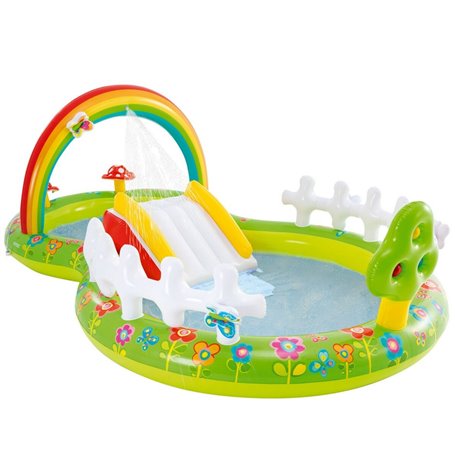 Pataugeoire gonflable pour enfants Intex 57154NP         Jardin 180 x 10