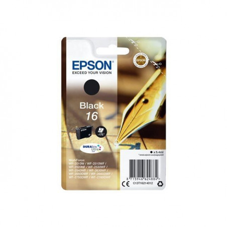 EPSON Pack de 1 cartouche d'encre - 16 Plume - Noir / blanc 23,99 €