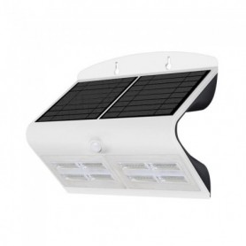 Vision-EL - Applique Murale LED Solaire 6.8W - 4000°K Blanc + Détecteur