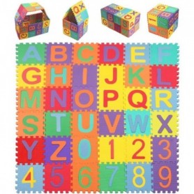 Stillcool® 36pcs Puzzle Tapis mousse 15.5x15.5cm Jeu éducatif alphabet