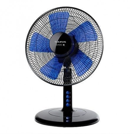 Ventilateur de Bureau Taurus Boreal 12 Elegance Noir/Bleu 45 W