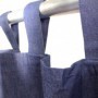 Rideau WOODSTOCK (150x250cm) Bleu  Jean/Coton