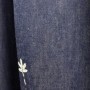 Rideau WOODSTOCK (150x250cm) Bleu  Jean/Coton