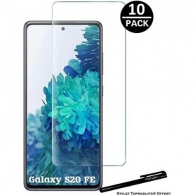 [10pack] Verre trempé pour Samsung Galaxy S20 FE Film de protection 2.5D