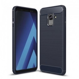 Coque bleu marine pour Samsung Galaxy A8 2018 étui de protection en TPU