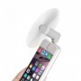 Mini Ventilateur Portable Pour iPhone iPad Blanc