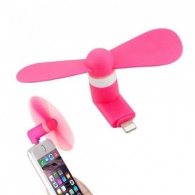 Mini Ventilateur Portable Pour iPhone iPad Rose