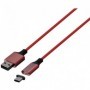 Câble magnétique - 3m - KONIX - PS5 - Rouge