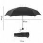 SHOP-STORY - Mini-Parapluie pliable - Noir