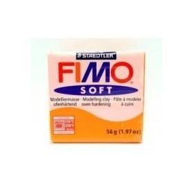 FIMO - 1x Pâte à modeler à cuire SOFT, Mandarin