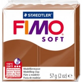FIMO soft  Pâte Polymère 56g marron caramel