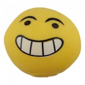 Balle Anti Stress Mousse Emoji 6,5 cm Détente Relaxation Zen Sourire yeux