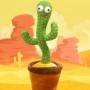 SHOP-STORY - CACTUS GRINGO : Jouet Peluche Cactus qui Danse, Chante et