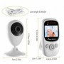 LEXLIFE Babyphone Vidéo 2,4 '' LCD, Ecoute bébé Surveillance Multifonctions