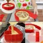4 pcs / set Silicone Bakeware Magic Snake Cake Moule DIY Baking Heart