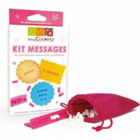 SCRAPCOOKING - Kit Messages pour biscuits