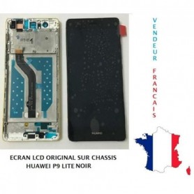 ECRAN LCD ORIGINAL SUR CHASSIS HUAWEI P9 LITE NOIR