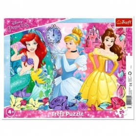 Puzzle cadre Princesse 25 pieces Ariel Belle Cendrillon GUIZMAX