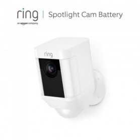 Ring Spotlight Cam Battery, Caméra de surveillance HD, projecteur LED