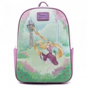 Loungefly: Disney - Tangled Water Color Faux Leather Mini Backpack