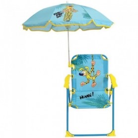 MARSUPILAMI Chaise pliante avec parasol ± chaise 53 x 39 x 39 cm, parasol
