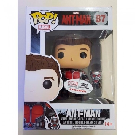 Figurine POP!  MARVEL : Ant-Man Unmasked + Mini Figurine Limited Edition