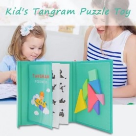 Nouveaux enfants magnétique 3D Puzzle Puzzle Tangram pensée jeu de formation