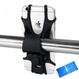 SUPPORT TÉLÉPHONE VÉLO Moto Bicyclette Silicone Réglable pour iPhone X-8-7-6-Plus