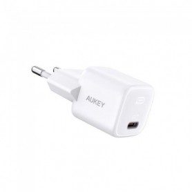 Aukey PA-B1 - Chargeur Rapide USB C 3.0 QC 2.0 20W Blanc - Convient pour