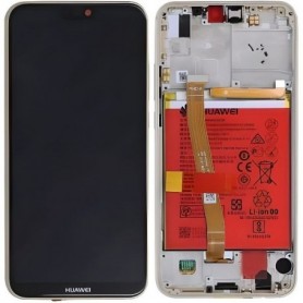 Ecran Complet LCD Vitre Tactile Avec Chassis Et Batterie Pour Huawei P20