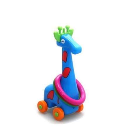Jeu d'adresse girafe lancer d'anneau balle jouet enfant GUIZMAX